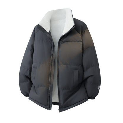 Warm, loose winter jacket for women and men