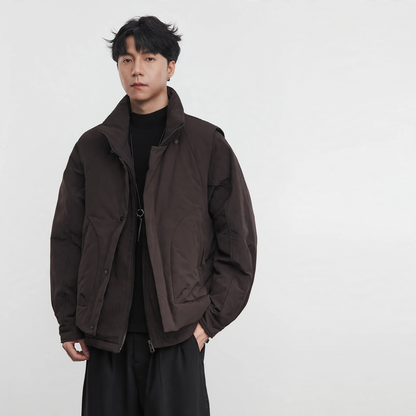 Men's down jacket, urban style, durable
