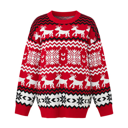Christmas sweater with jacquard pattern, unisex