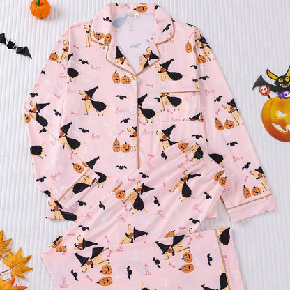 Women's pajamas, long-sleeved, for spring and autumn