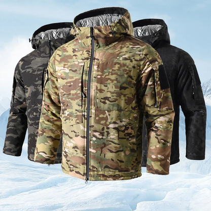 Tactical Men's Winter Jacket, M65 Style, Water Resistant