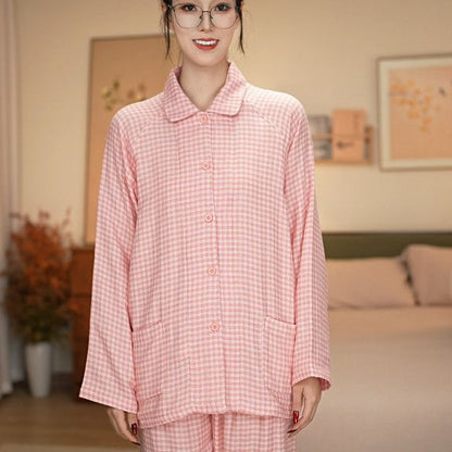 Unisex-house suit, 4-layer cotton gauze, soft