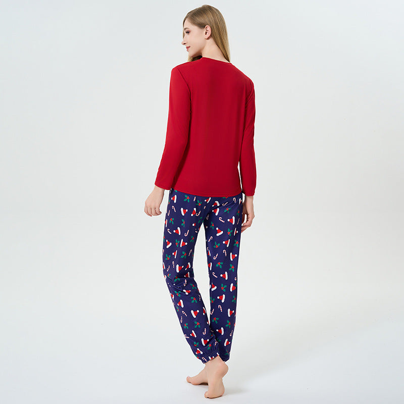 Women's Pajama Set with Christmas Design