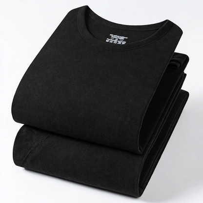 Men's Thermal Underwear Set, Lined, Round Neck