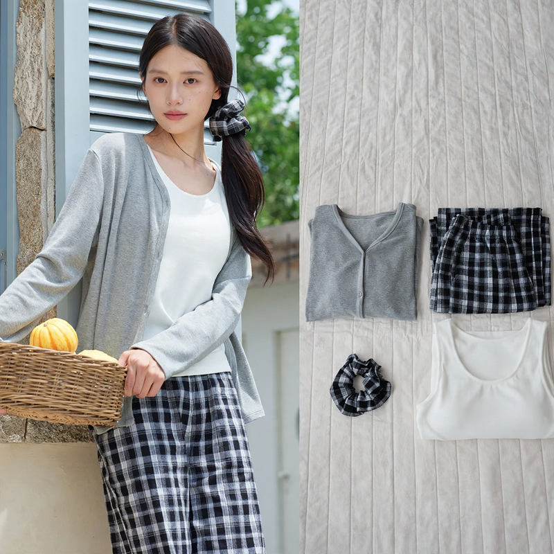 Women's pajamas, double-brushed, different cuts