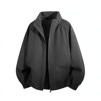 Padded men's winter jacket, warm, casual style