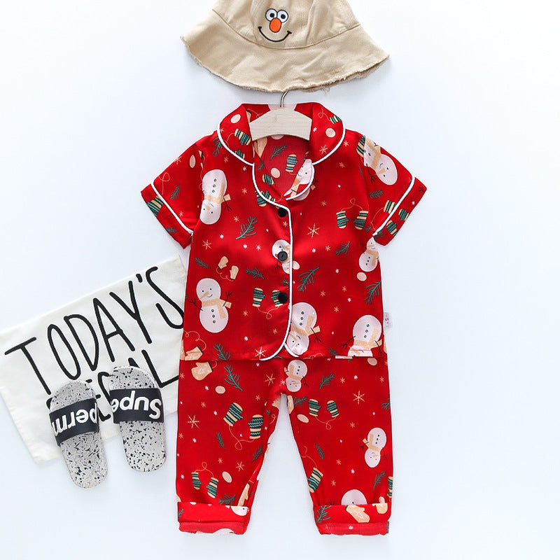 Kids' summer pajamas, short sleeves