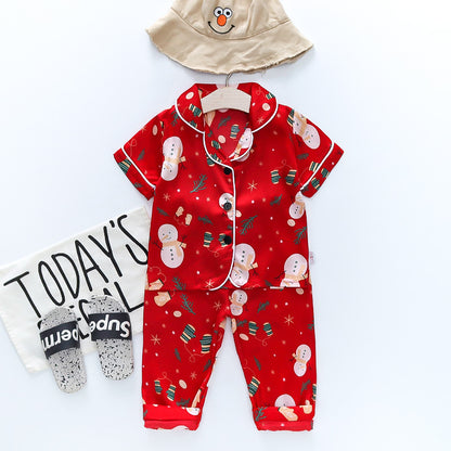 Kids' summer pajamas, short sleeves