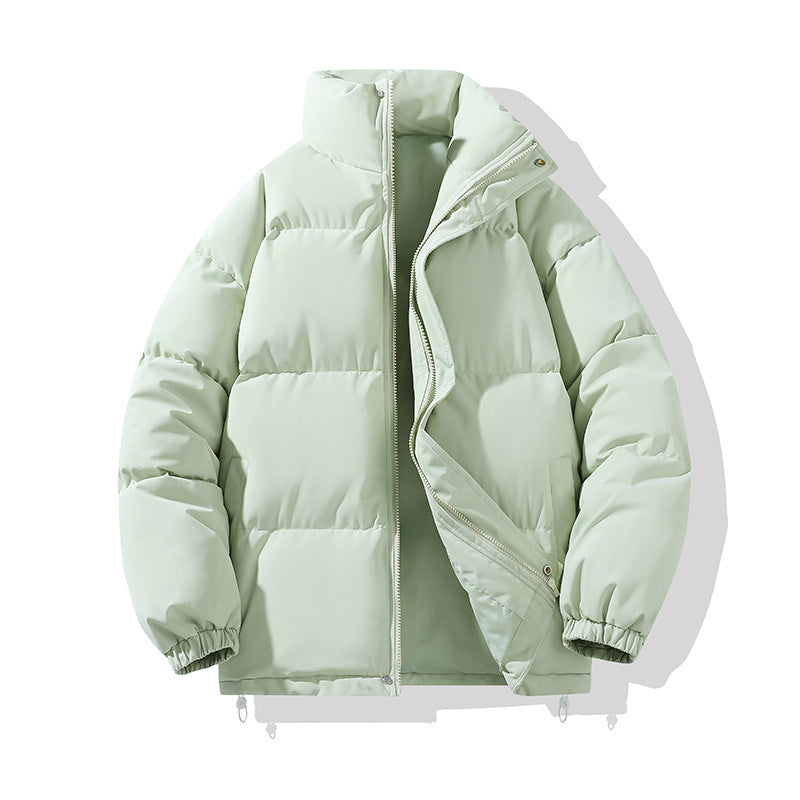 Men's padded jacket, solid color, relaxed, urban style