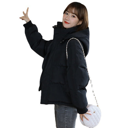 Short, padded ladies' quilted jacket