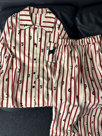 Christmas Pajama Set for Couples, Cotton