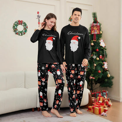 Christmas Family Pajama Set with Santa Claus