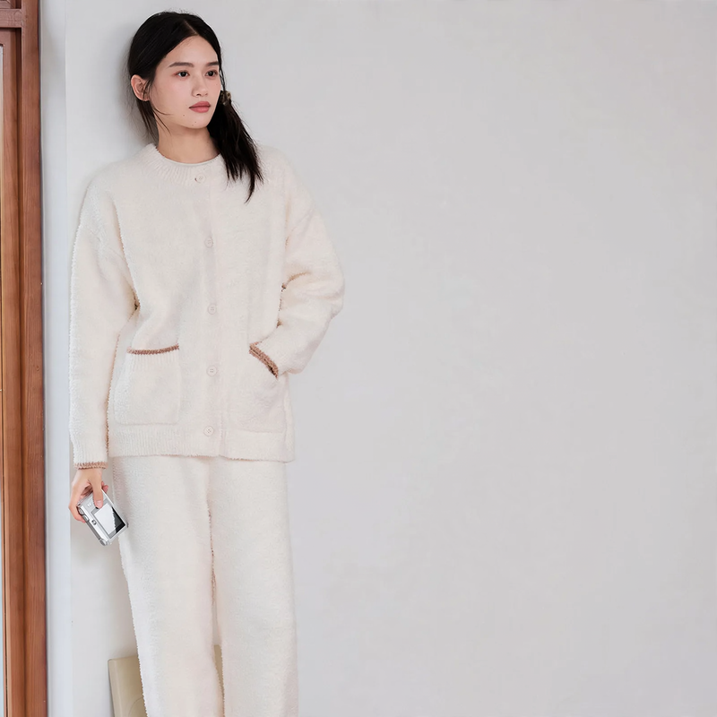 Women's pajamas, brushed on both sides, various cuts