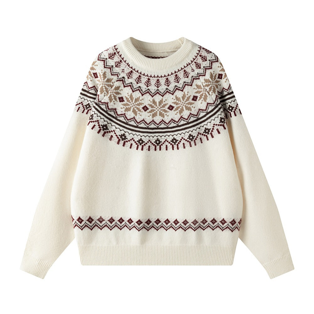 Vintage Fair-Isle Knit Sweater
