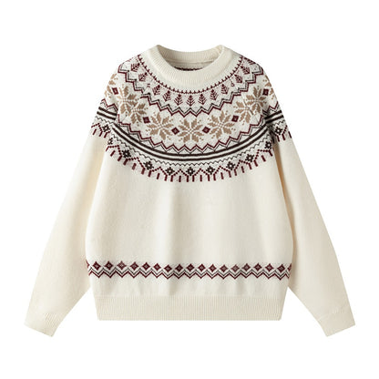 Vintage Fair-Isle Knit Sweater