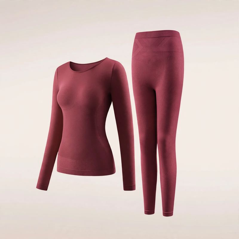 Thermal women's underwear set for body shaping