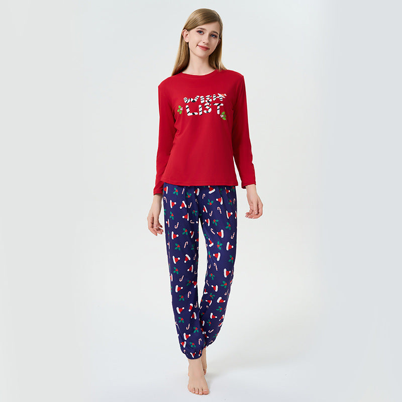 Women's Pajama Set with Christmas Design