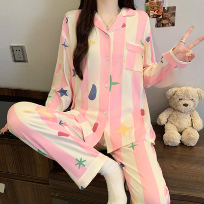 Women’s Pajama Set, Long Sleeve, with Christmas Print