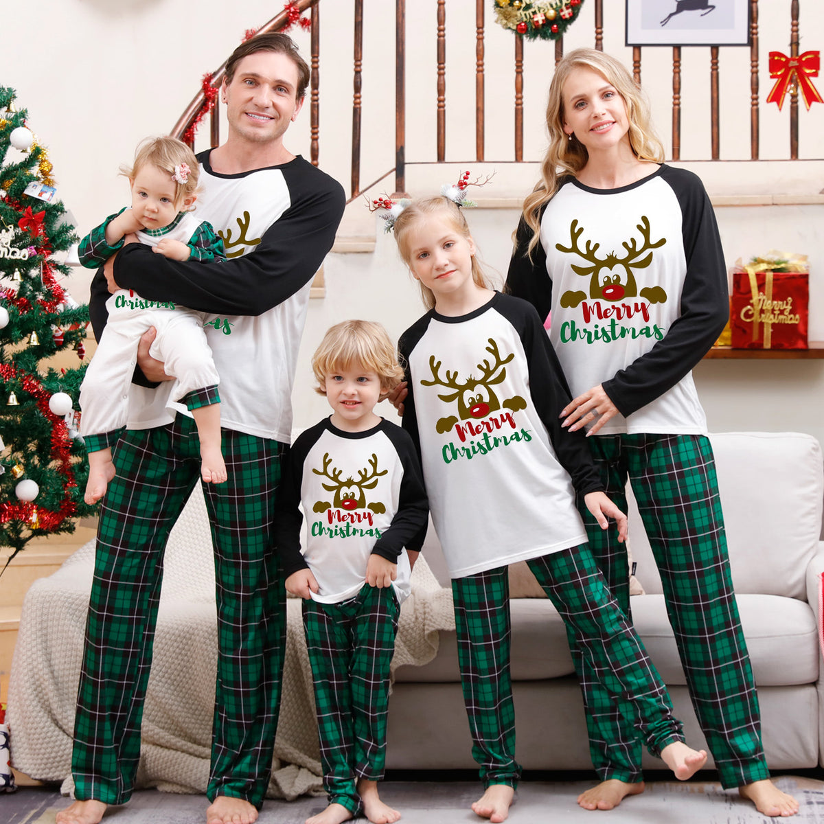 Christmas pajama set for the whole family
