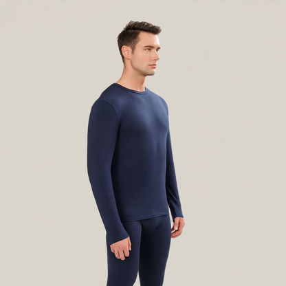 Antibacterial thermal underwear set made of cotton