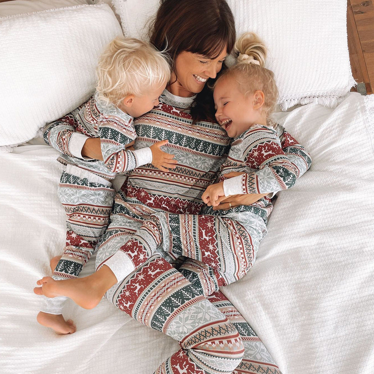 Family Pajama Set, festive design for the whole family