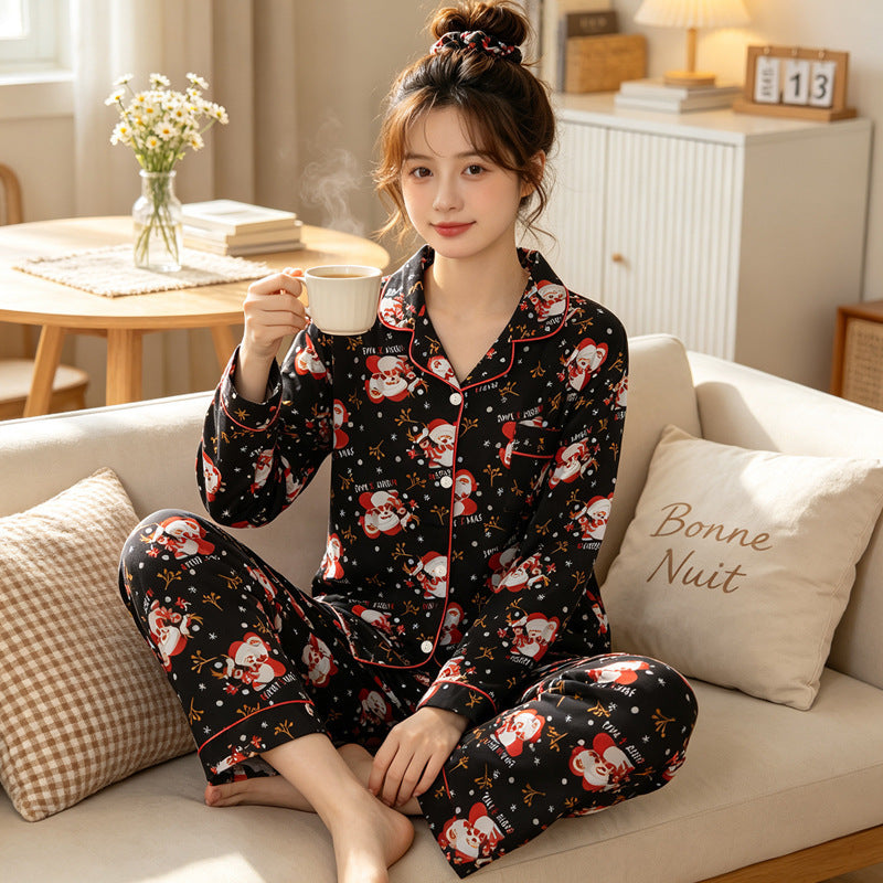 Women's House Suit, Long Sleeve, Christmas Design