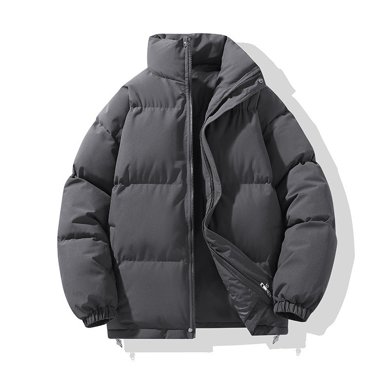 Men's padded jacket, solid color, relaxed, urban style