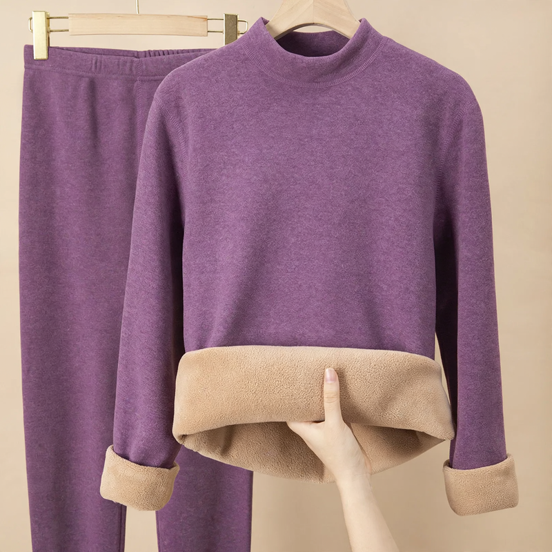 Padded thermal underwear set, unisex