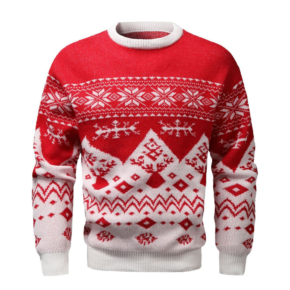 Retro Christmas sweater in American style