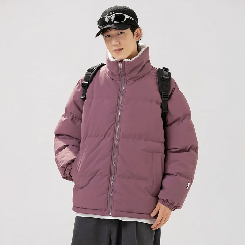 Unisex-Winter Jacket, Lamb Fleece, Lined, Warm