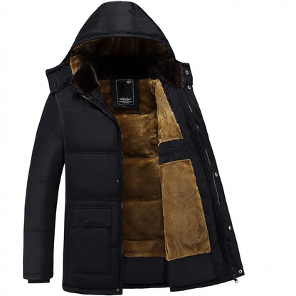 Men's winter jacket, padded and warm, for men