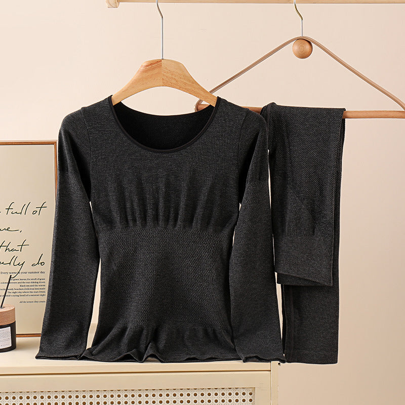 Women's Thermal Underwear Set, Shaping, Round Neck