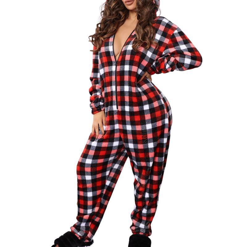 Christmas Onesie made of flannel F 19045