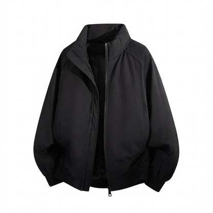 Padded men's winter jacket, warm, casual style