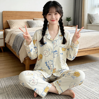 Women's House Suit, Long Sleeve, Christmas Design
