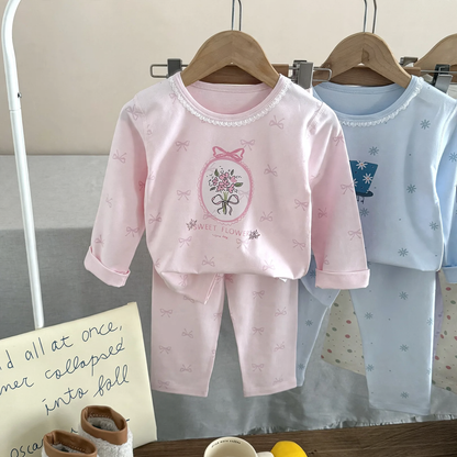 Kids Pajama Set, Cotton Blend, Various Patterns