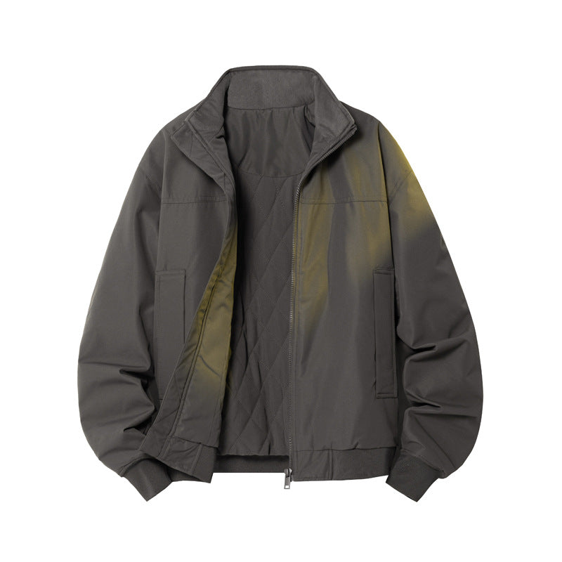 Men's pilot jacket, padded, in vintage style