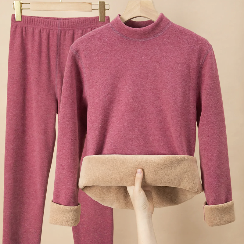 Padded thermal underwear set, unisex