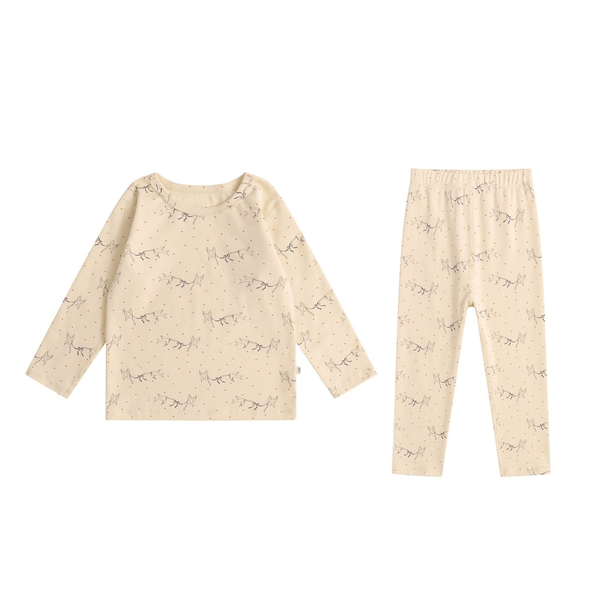 Children's Pajama Set, Cotton, with Christmas Designs