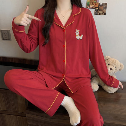 Women’s Pajama Set, Long Sleeve, with Christmas Print