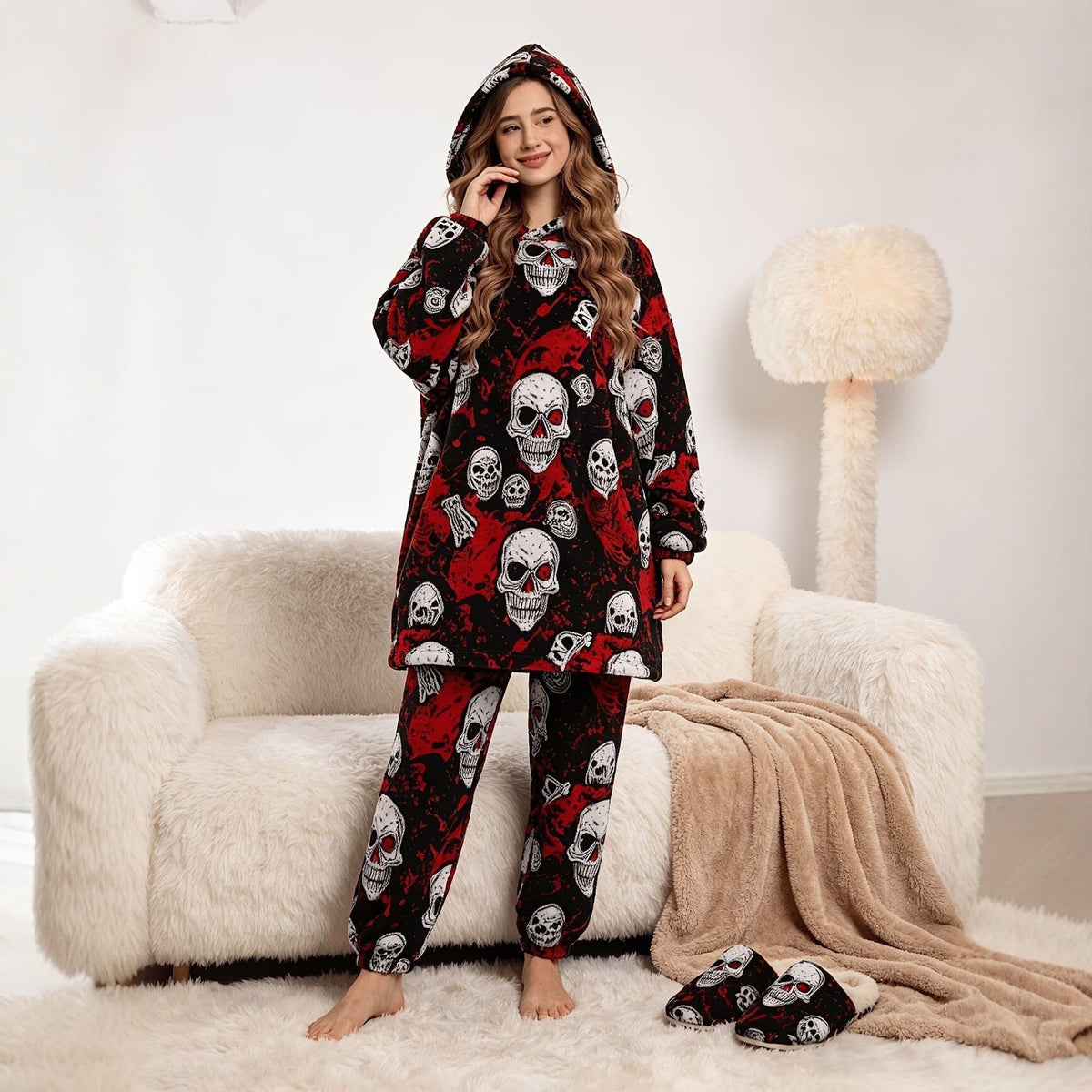 Family Pajama Set, Printed, for Couples