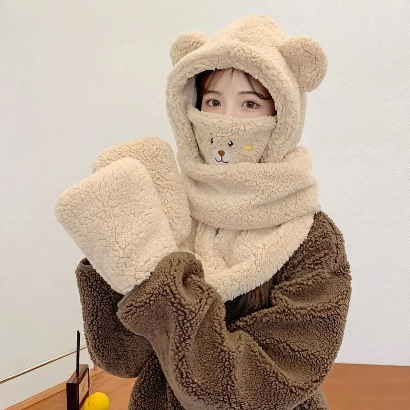 Winter Set: Beanie, Scarf and Gloves