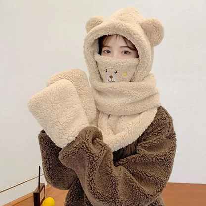 Winter Set: Beanie, Scarf and Gloves