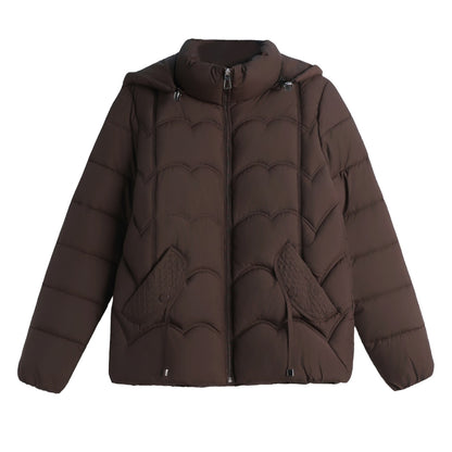 Short, padded ladies jacket for seniors