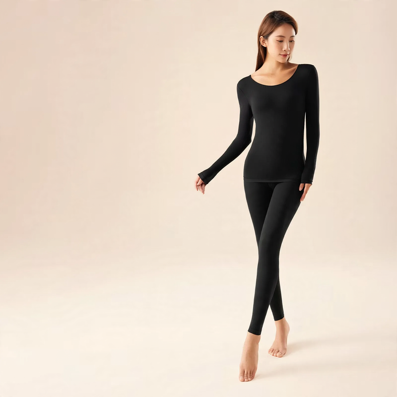 Women’s thermal underwear set, ultra-thin, warming