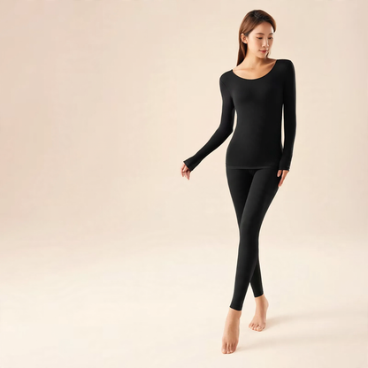 Women’s thermal underwear set, ultra-thin, warming