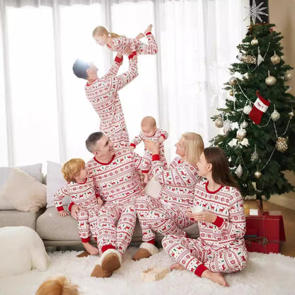 Christmas Pajama Set for the Family, Festive Print