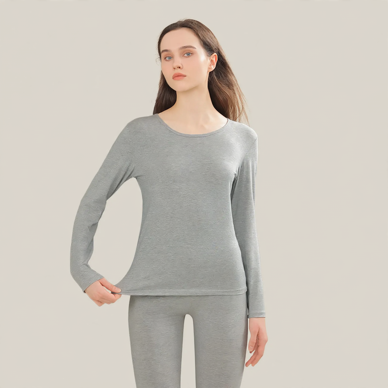 Antibacterial thermal underwear set made of cotton