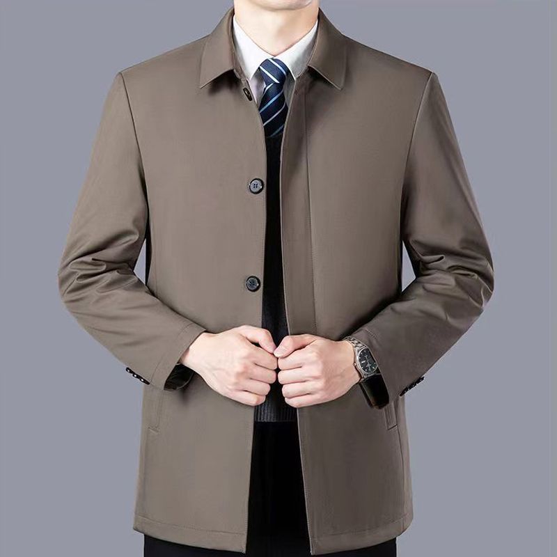 Men's Business Jacket, padded, lapel collar
