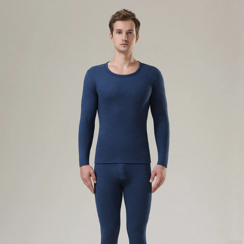 Thermal set made of cashmere and silk